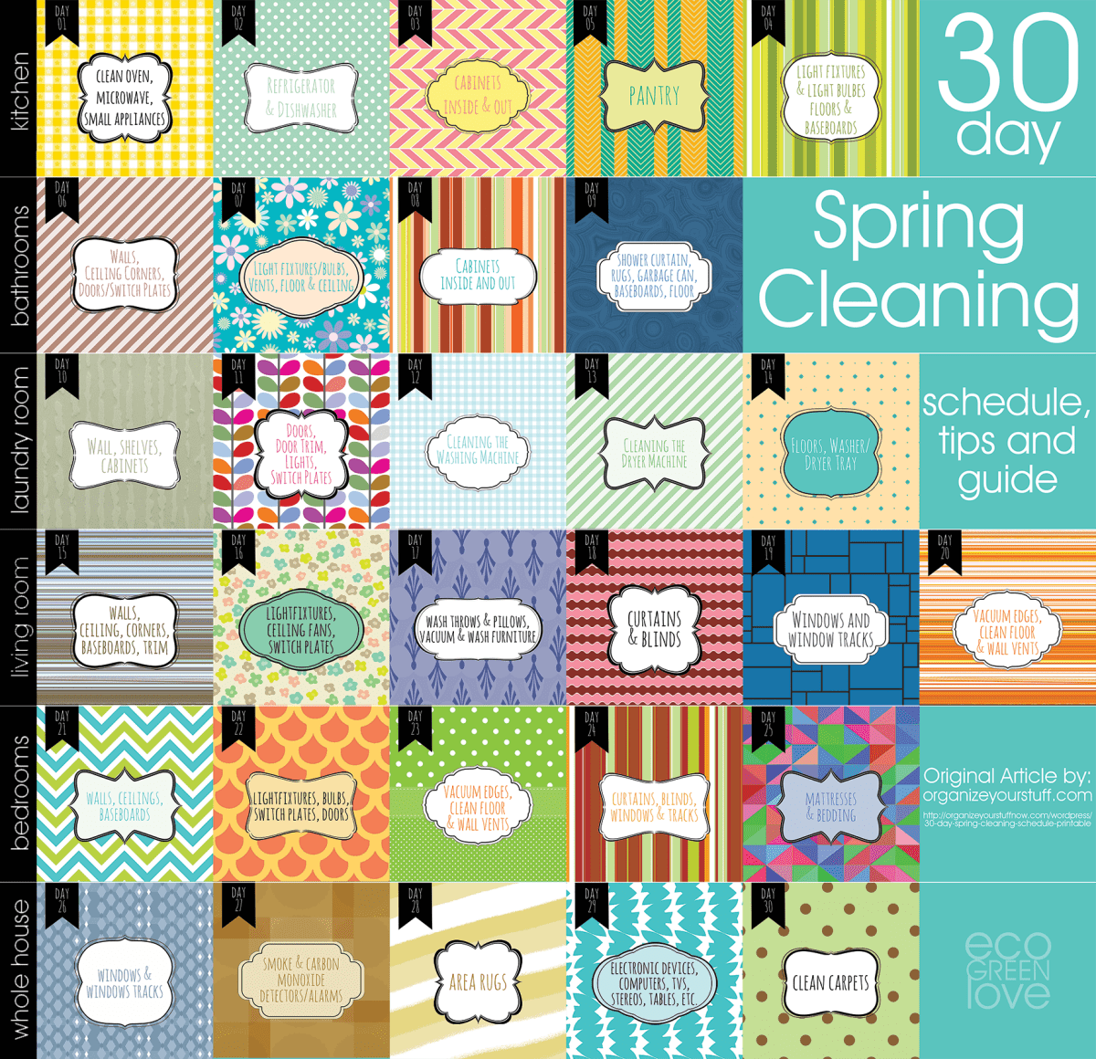 Spring Cleaning Guides & Tips [Program] | ecogreenlove