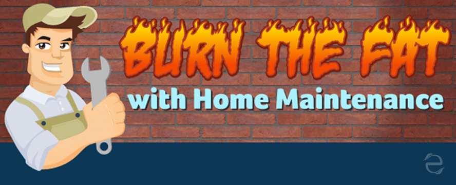Calories burned with Home Maintenance&nbsp;[Infographic]
