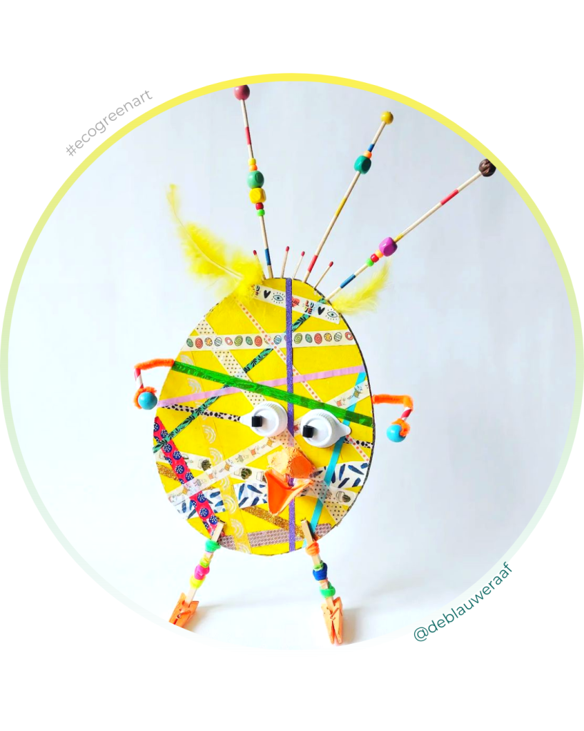 DIY: Upcycled Easter Decorations & Gifts • Cardboard Egg | ecogreenlove