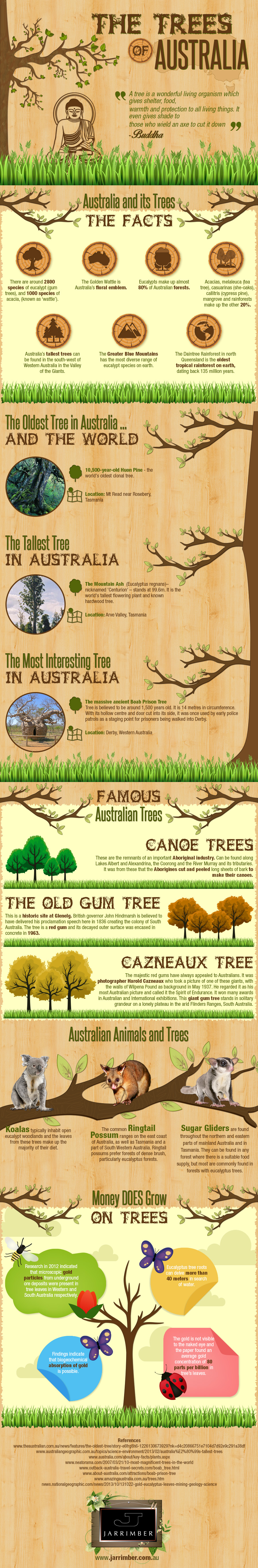 Trees of Australia [Infographic] | ecogreenlove