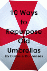 10 Ways to Repurpose Old Umbrellas • Reusing Umbrellas | ecogreenlove