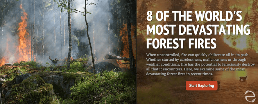 8 of the Most Devastating Forest Fires in the World [Interactive StoryMap]