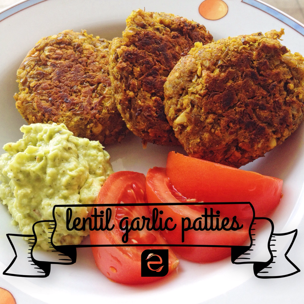Recipe: Lentil-Garlic Patties | ecogreenlove