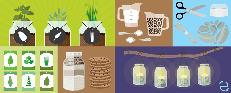Repurposing Mason Jars&nbsp;[Infographic]