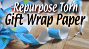 Green Christmas roundup [Ideas to Reuse torn Gift Wrap Paper] | ecogreenlove