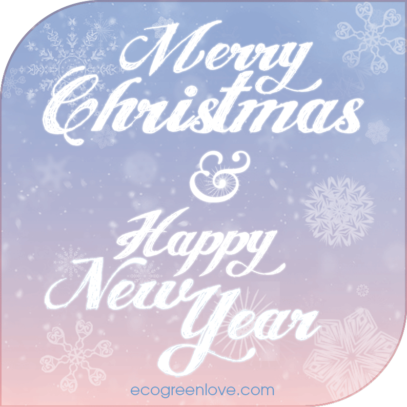 Merry Christmas & Happy New Year | ecogreenlove
