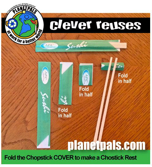 Reusing disposable Chopsticks | ecogreenlove