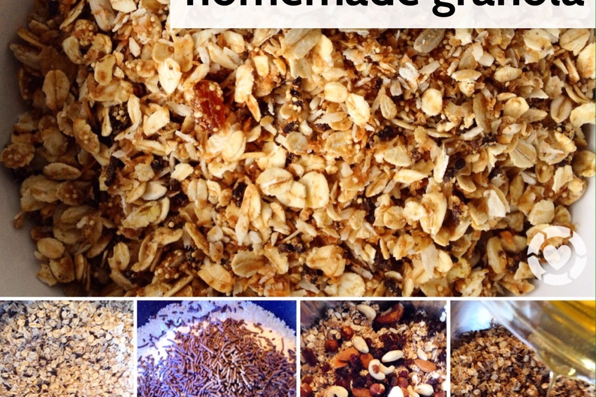 Recipe: Homemade Crunchy Granola | ecogreenlove