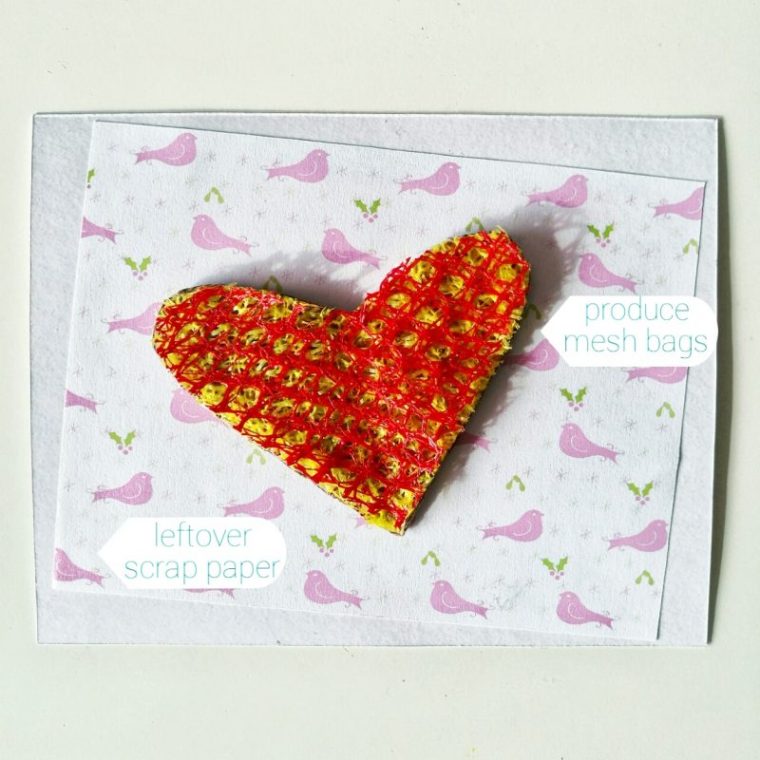 Upcycled Valentine's Cards | ecogreenlove