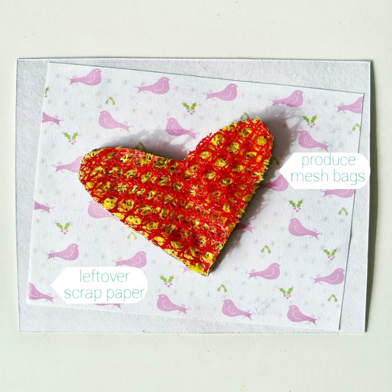 Upcycled Valentine's Cards | ecogreenlove