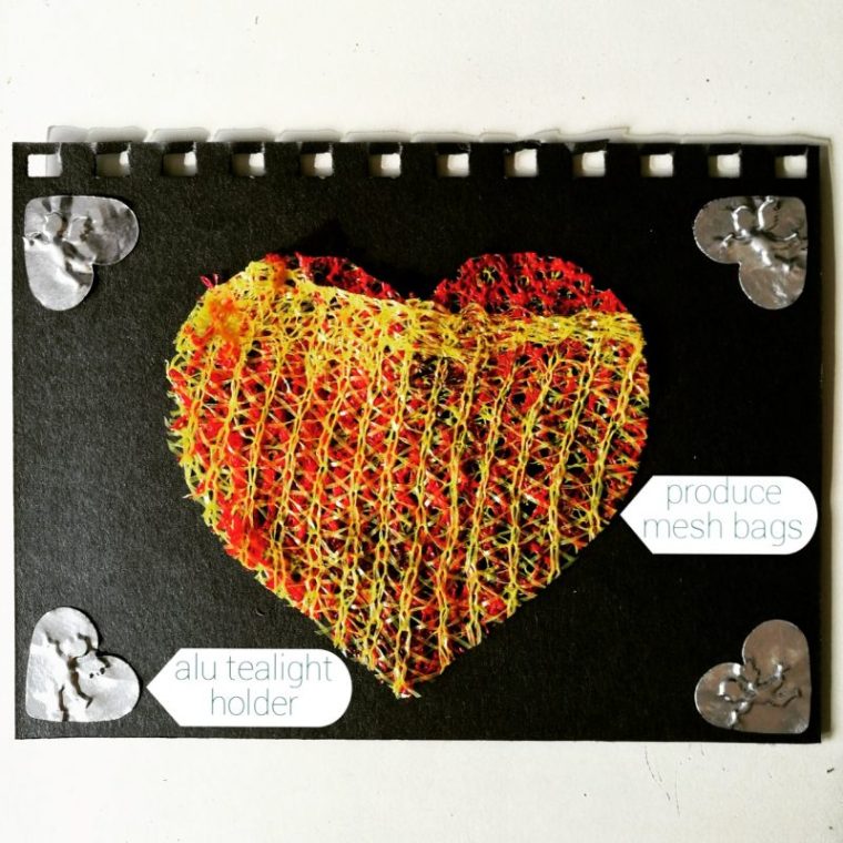 Upcycled Valentine's Cards | ecogreenlove