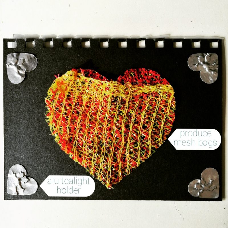 Upcycled Valentine's Cards | ecogreenlove