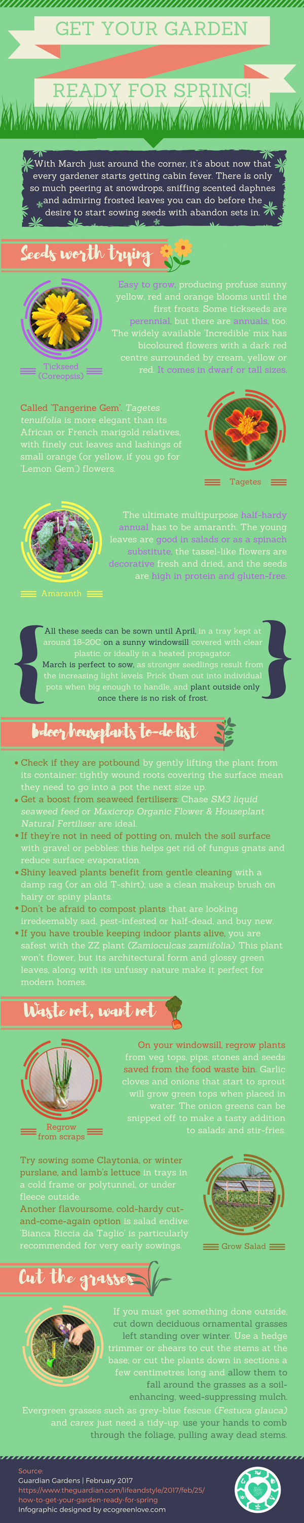 Get your Garden ready for Spring [Infographic] | ecogreenlove