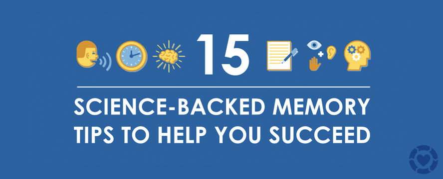 15 science-backed Memory Tips [Infographic]