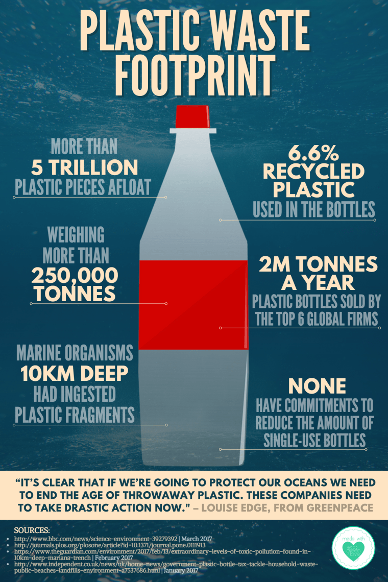 Plastic Waste Footprint [Infographic] | ecogreenlove