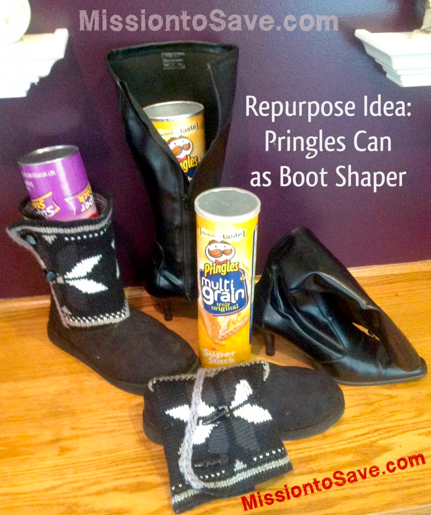 Boot shapers • Creative Ways to Repurpose Pringles can tubes | ecogreenlove Boot shapers • Creative Ways to Repurpose Pringles can tubes | ecogreenlove