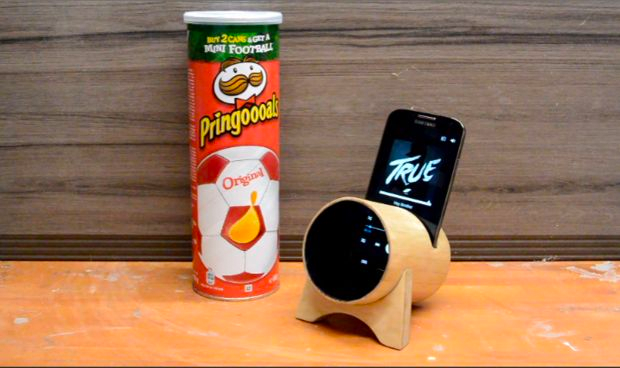 Pringles Amplifier • Creative Ways to Repurpose Pringles can tubes | ecogreenlove Pringles Amplifier • Creative Ways to Repurpose Pringles can tubes | ecogreenlove