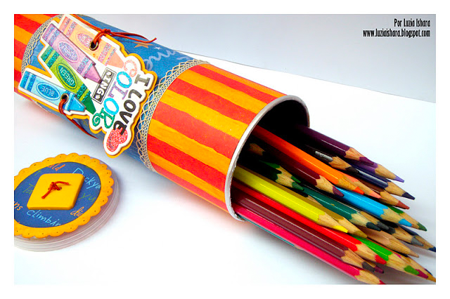 Pencil holder • Creative Ways to Repurpose Pringles tube cans | ecogreenlove Pencil holder • Creative Ways to Repurpose Pringles tube cans | ecogreenlove