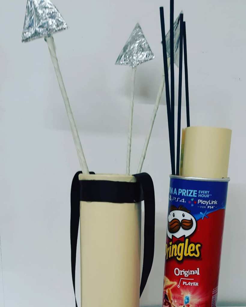 bow and arrow Quiver • Creative Ways to Repurpose Pringles can tubes | ecogreenlove bow and arrow Quiver • Creative Ways to Repurpose Pringles can tubes | ecogreenlove