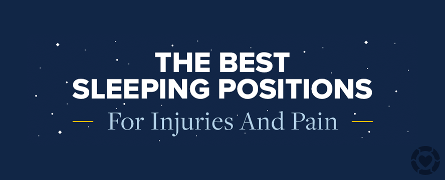 Best Sleeping Positions for Pain and Injuries [Infographic] | ecogreenlove