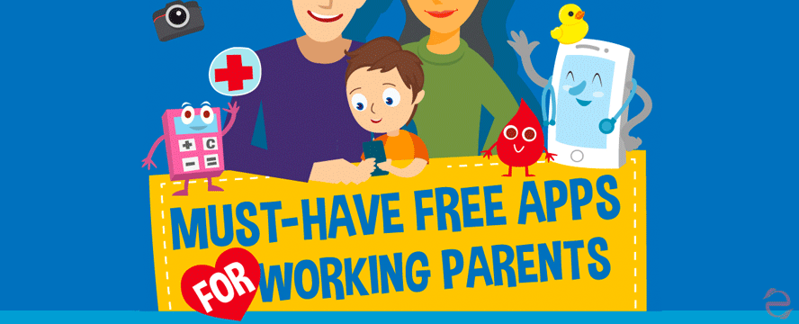Must-Have Free Apps For Working Parents&nbsp;[Infographic]