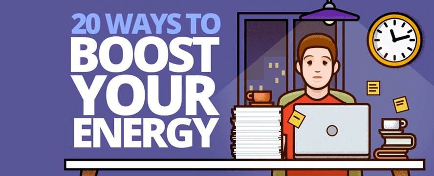 Ways to Boost your Energy naturally&nbsp;[Infographic]