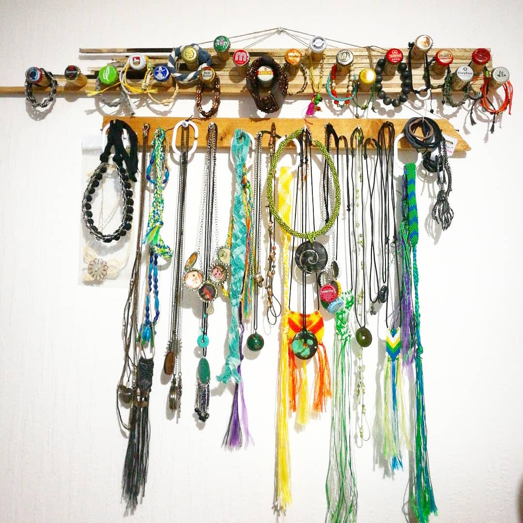 Upcycled Jewellery hanger | ecogreenlove