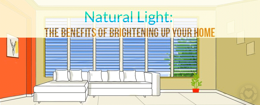 Natural Light - The Benefits of brightening up your Home [Infographic] | ecogreenlove