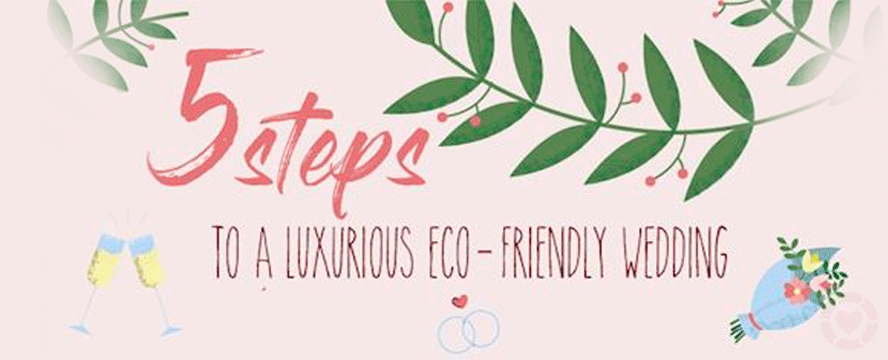 Easy Steps to an Eco-Friendly Wedding [Infographic] | ecogreenlove