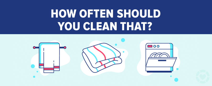 How often should you Clean That? [Infographic] | ecogreenlove