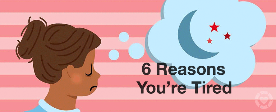 6 Reasons you’re Tired [Infographic] | ecogreenlove