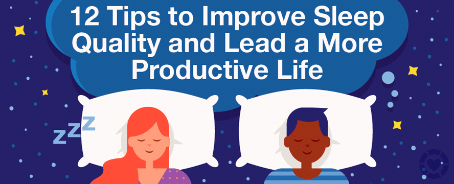 Sleep Quality Hacks [Infographic] | ecogreenlove