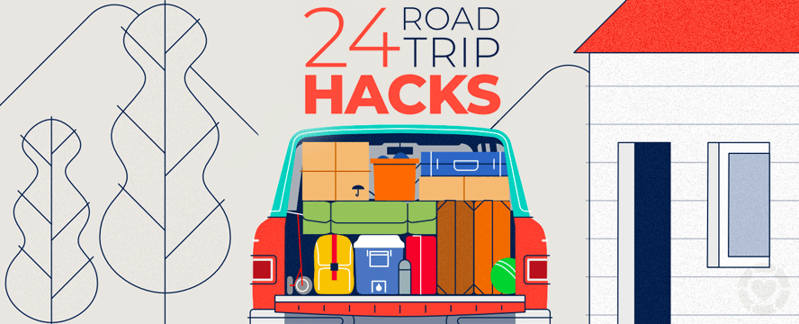 Road trip Hacks [Infographic] | ecogreenlove