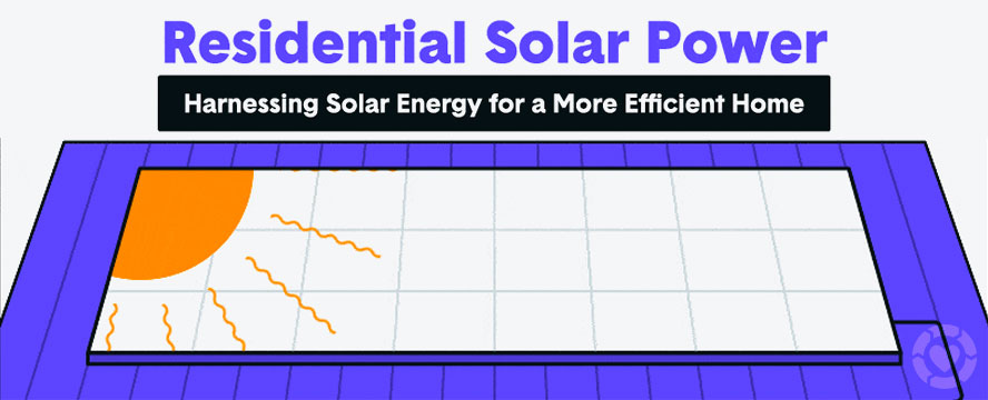 How Residential Solar Energy Works [Infographic] | ecogreenlove