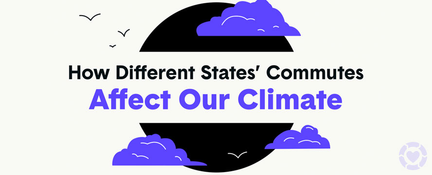 How different States’ Commutes affect our Climate (USA)&nbsp;[Infographic]