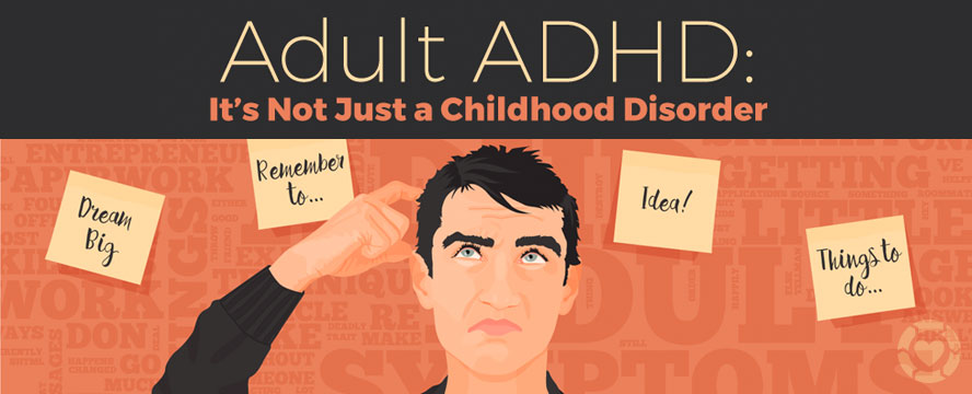 ADHD in Adults: Symptoms & Strategies [Infographic] | ecogreenlove