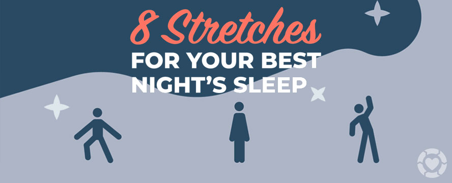 Stretches to help your Sleep [Infographic] | ecogreenlove