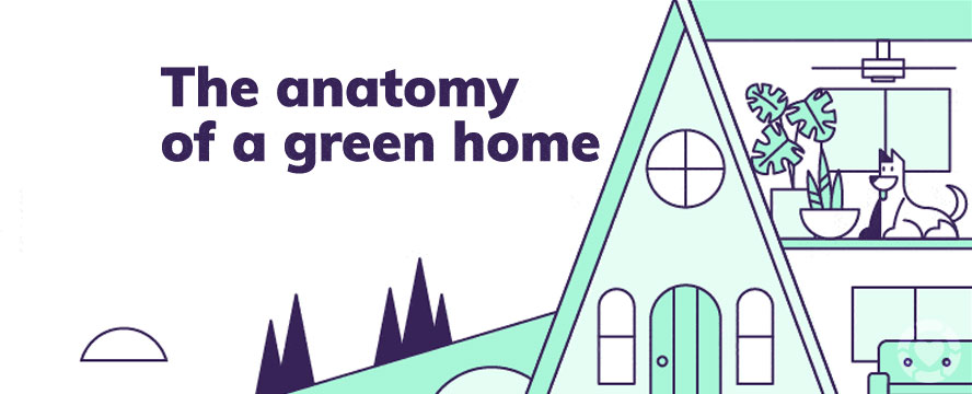 The anatomy of a Green Home [Infographic] | ecogreenlove