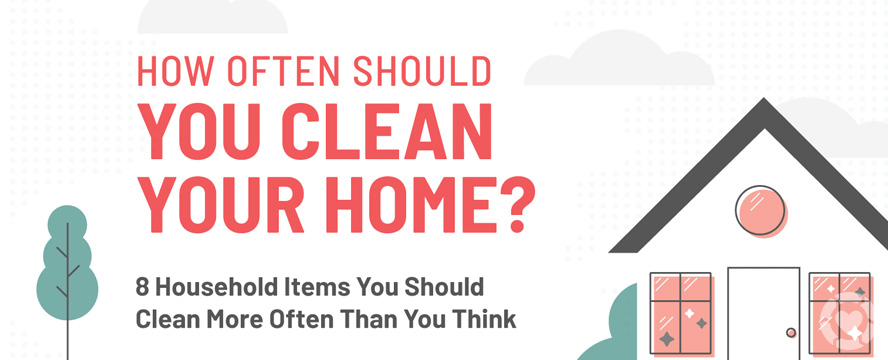 How often should you Clean your Home [Infographic] | ecogreenlove