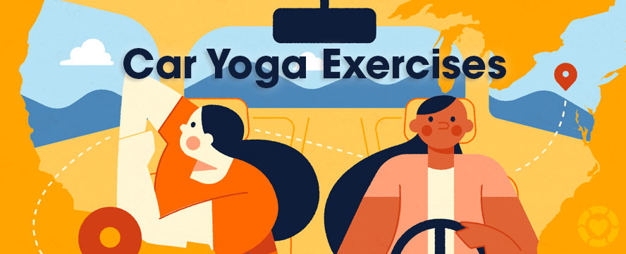 11 Yoga Exercises to do in the Car | ecogreenlove
