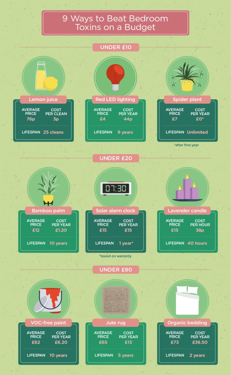 Beat Bedroom Toxins on a Budget [Visual] | ecogreenlove