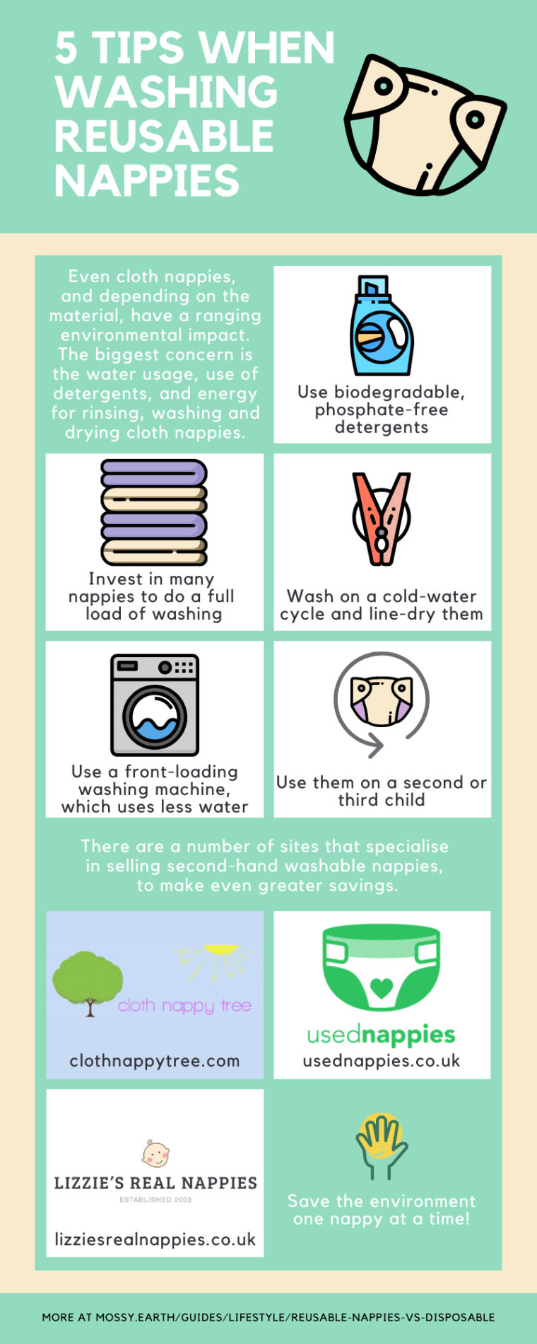 5 Tips when Washing Reusable Nappies | ecogreenlove