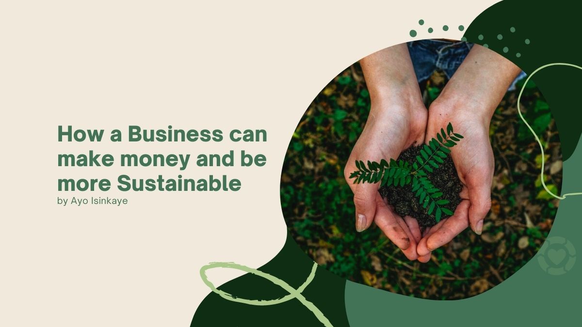 How a Business can Make Money and Be More Sustainable