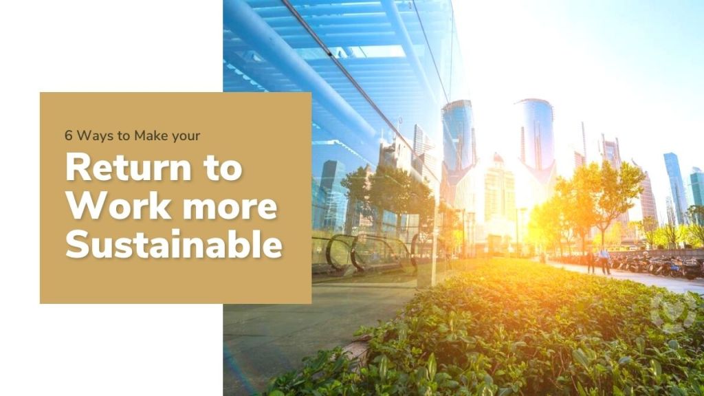 6 Ways to Make your Return to Work more&nbsp;Sustainable