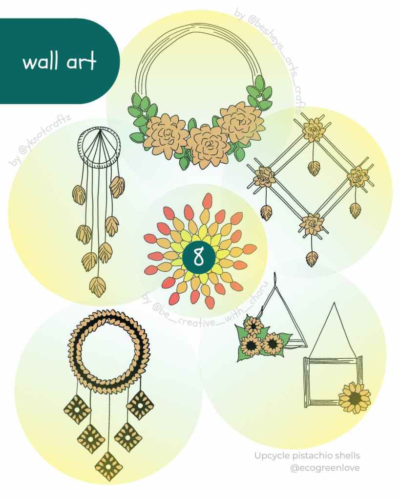 12 Ideas to Upcycle Pistachio shells | ecogreenlove 12 Ideas to Upcycle Pistachio shells | ecogreenlove