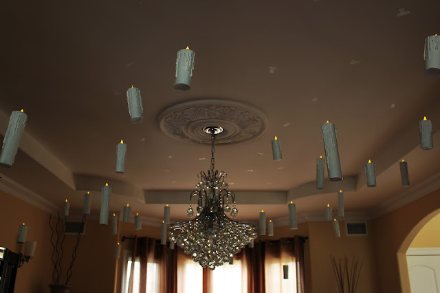 Sustainable Halloween Ideas • Upcycled DIY Halloween Decorations: Floating Candles | ecogreenlove